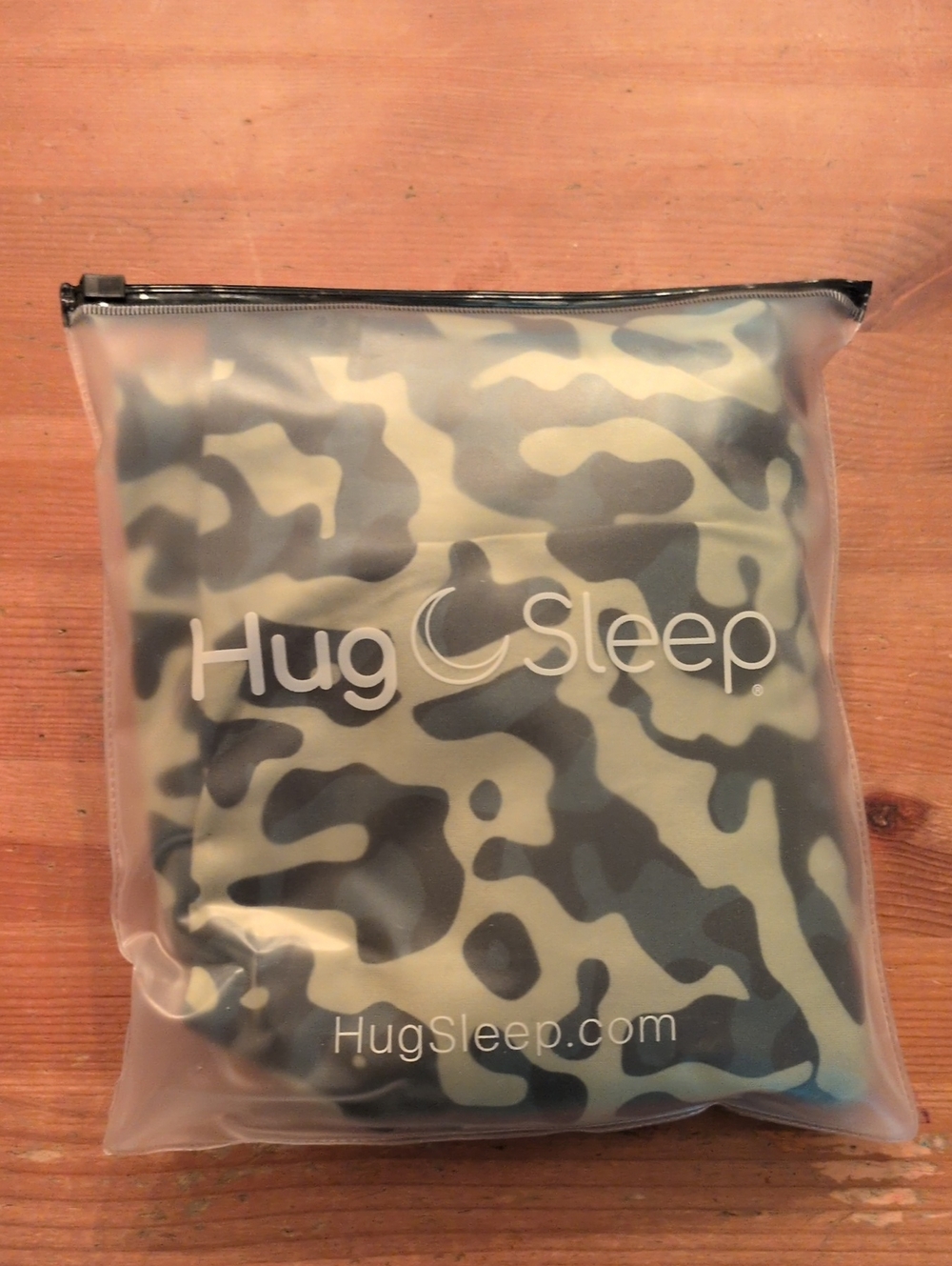 Hug Sleep Kids - Green Camo Sensory Sack With Hood And Optional Open Bottom